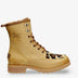Altea Igloo botas de piel con forro interior de pelo natural. vintage