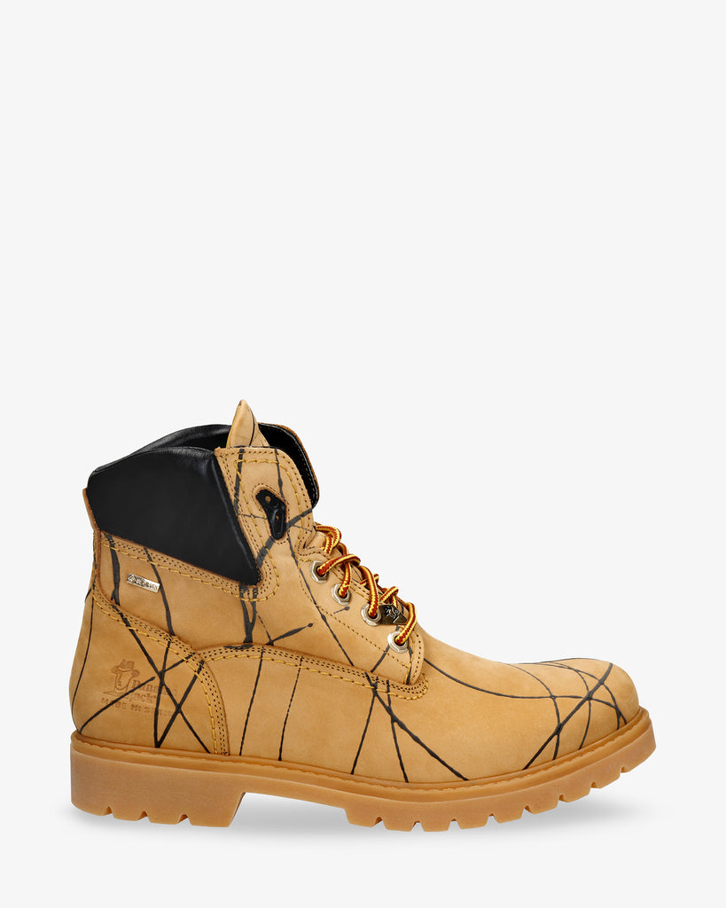 Amur Gtx Ink botín de piel con forro interior de gore-tex®. vintage