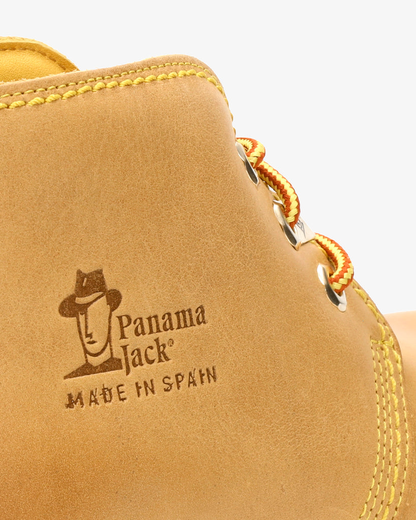 Bota Panama botines de piel con forro interior de piel. vintage