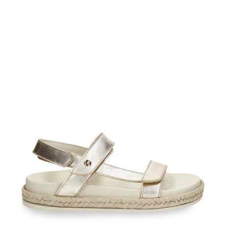 Cata Shine sandalias de piel con forro interior de piel. oro