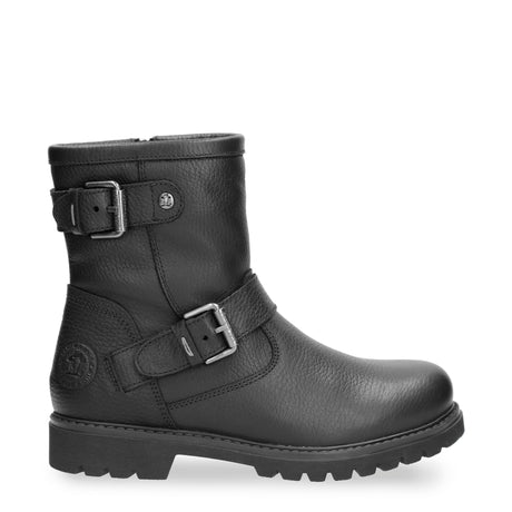 Felina Igloo botas de piel con forro interior de pelo natural. negro