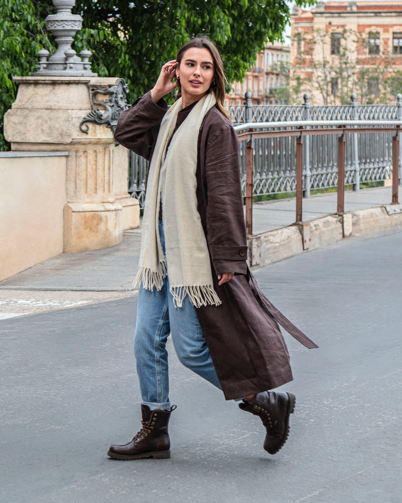 Frisia Gtx botas de piel con forro interior de gore-tex®. marron