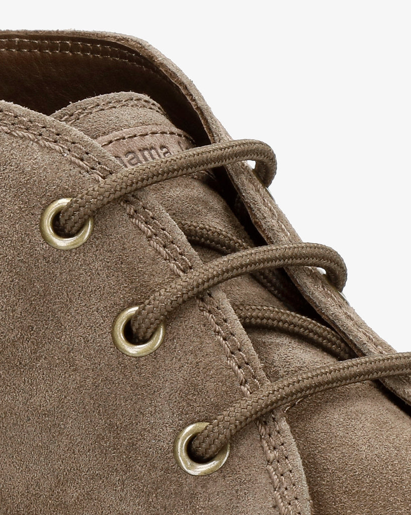 Gael botines de piel con forro interior de piel. humo