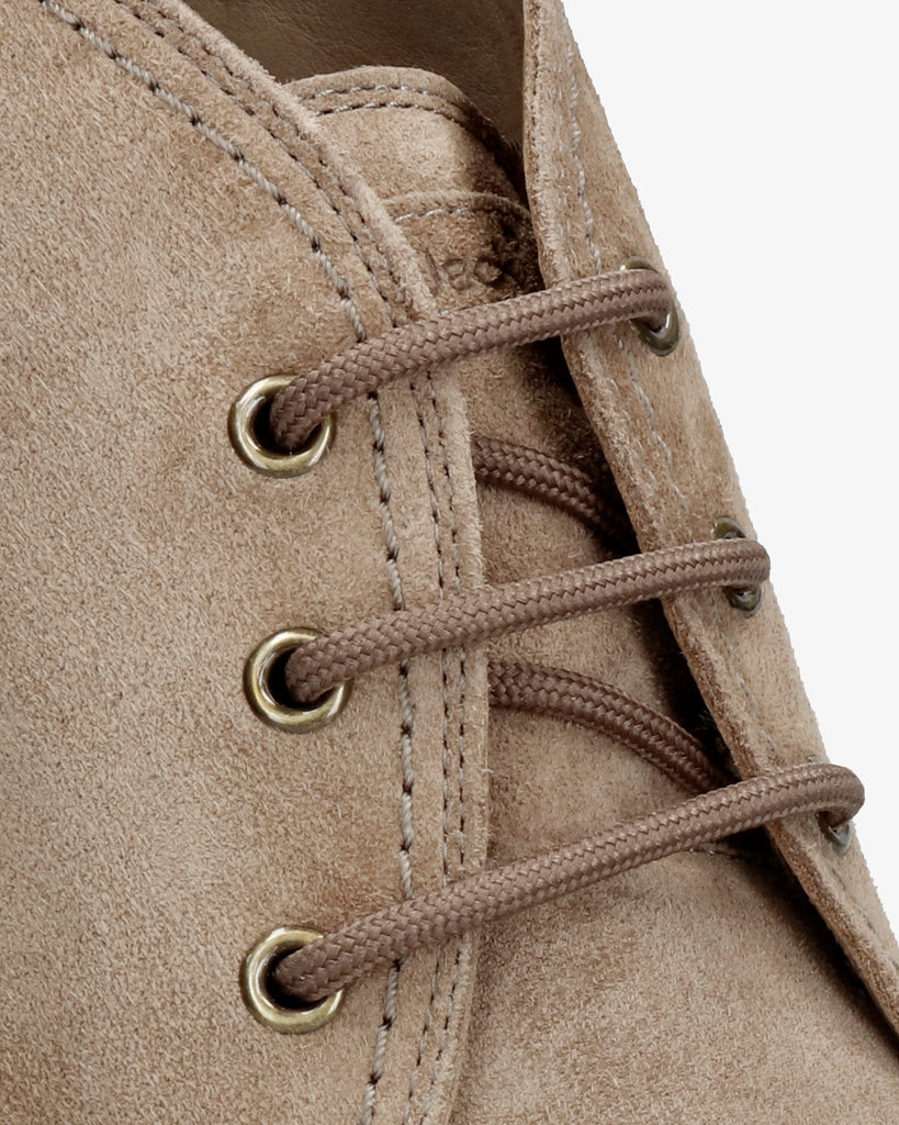 Gael botín de piel con forro interior de piel. taupe