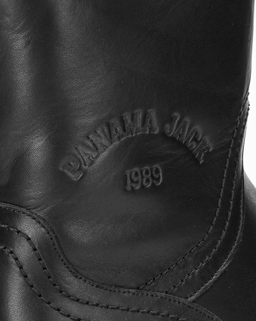 Hebe botas de piel con forro interior de pelo. negro