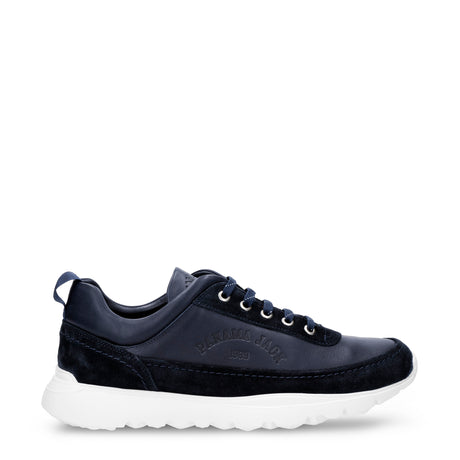 Jensen sneakers de piel con forro interior de piel. marino