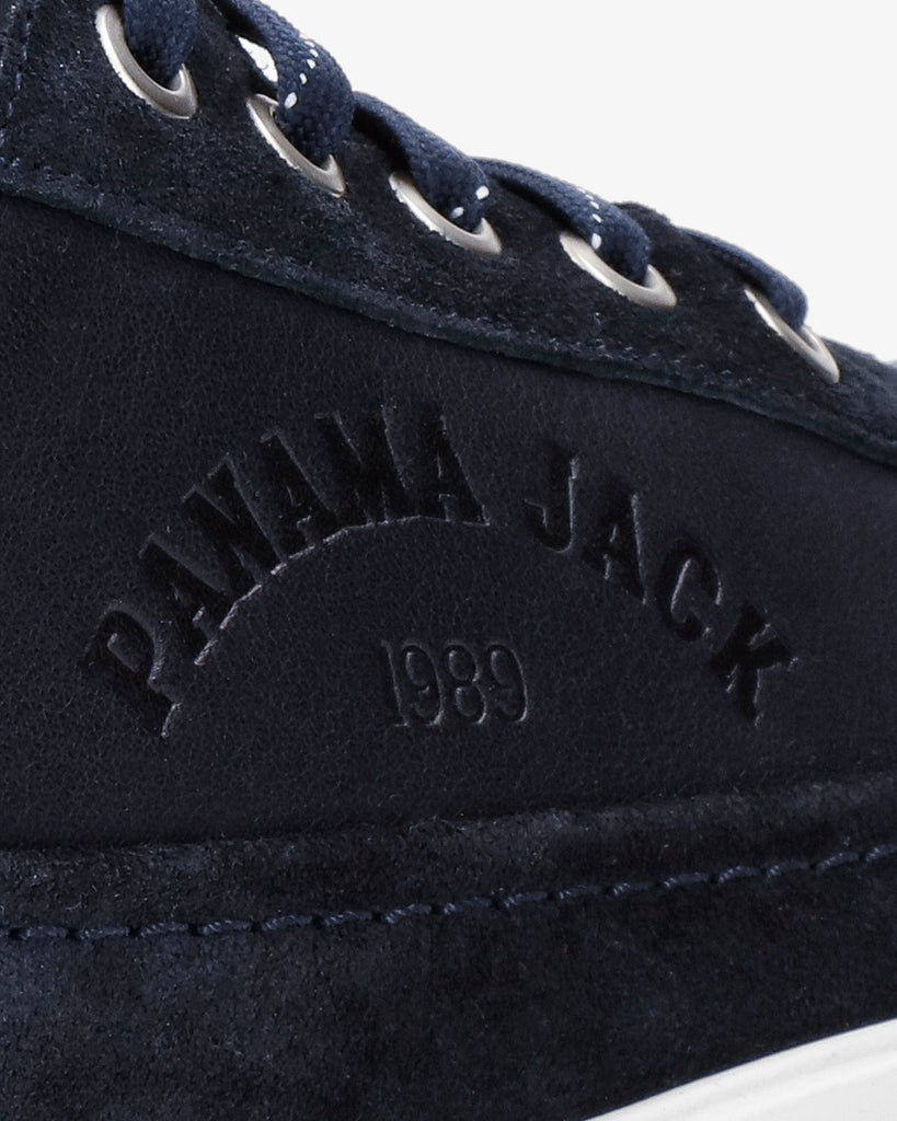 Jensen sneakers de piel con forro interior de piel. marino