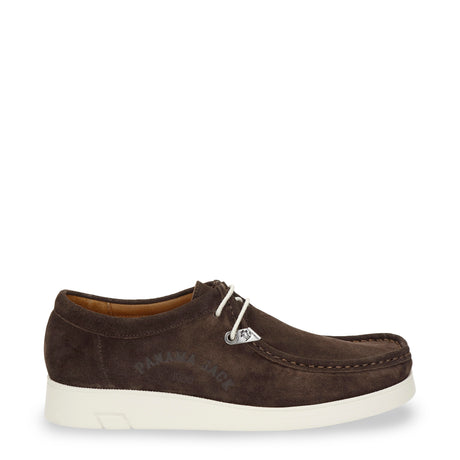 Light zapatos de piel con forro interior de piel. marron