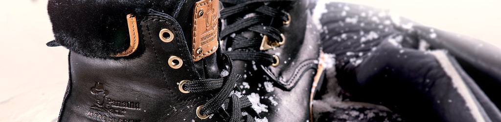Detalle bota con pelo de Panama Jack