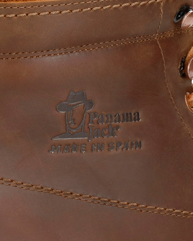 P03 Aviator Igloo botas de piel con forro interior de pelo natural. cuero