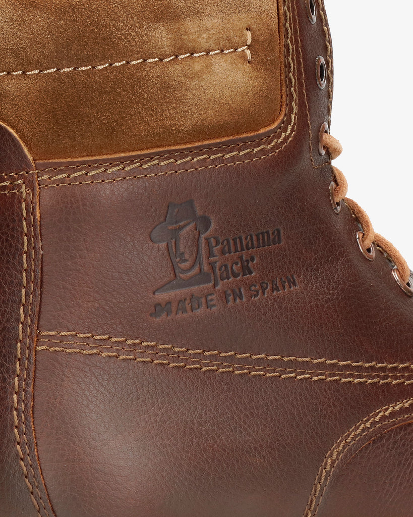 Panama 03 Igloo botas de piel con forro interior de pelo natural. cuero