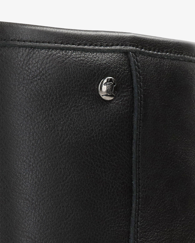 Patricia Igloo botas de piel con forro interior de pelo natural. negro