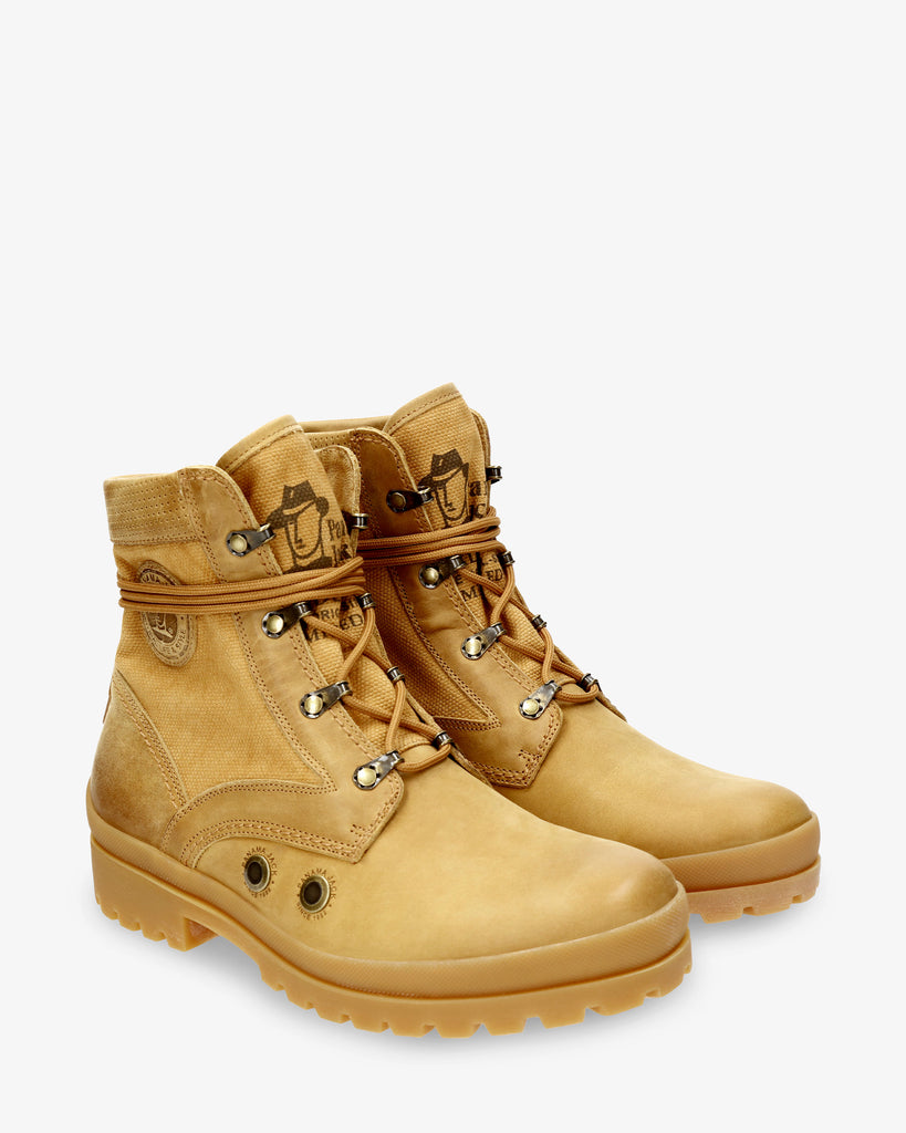 Route Boot Reporter botín de piel con forro interior de tejido. vintage