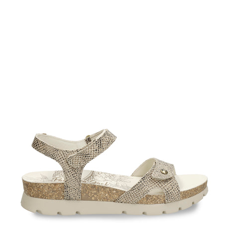 Sulia sandalias de piel con forro interior de piel. natural