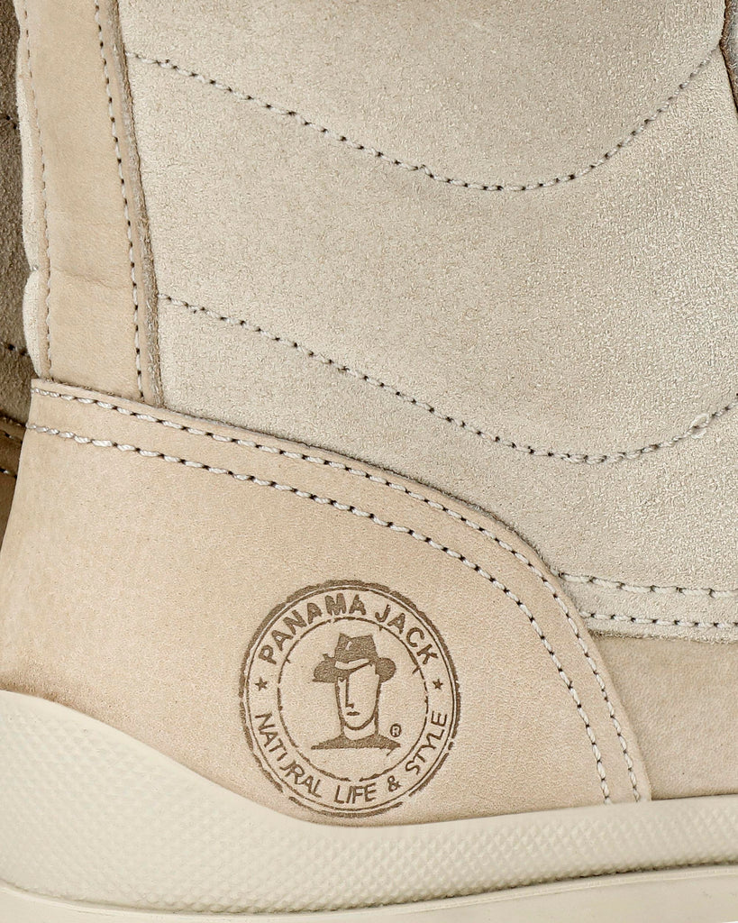 Tuscani botas de piel con forro interior de pelo. crudo