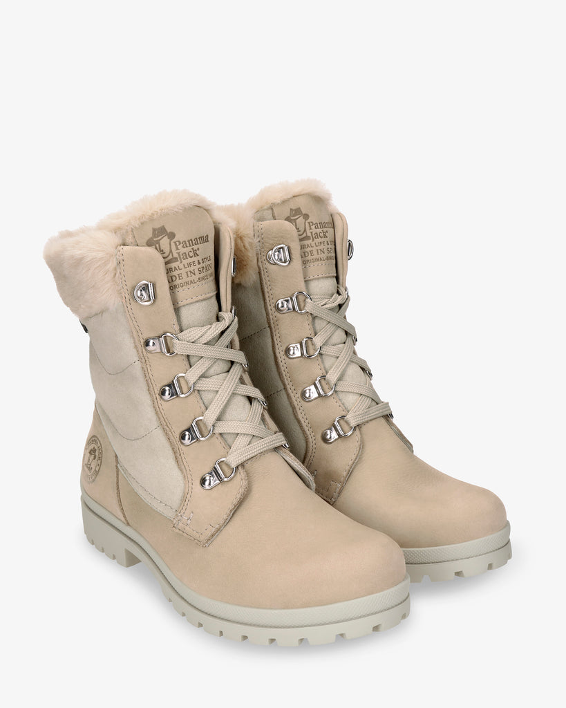 Tuscani Gtx botas de piel con forro interior de gore-tex®. crudo