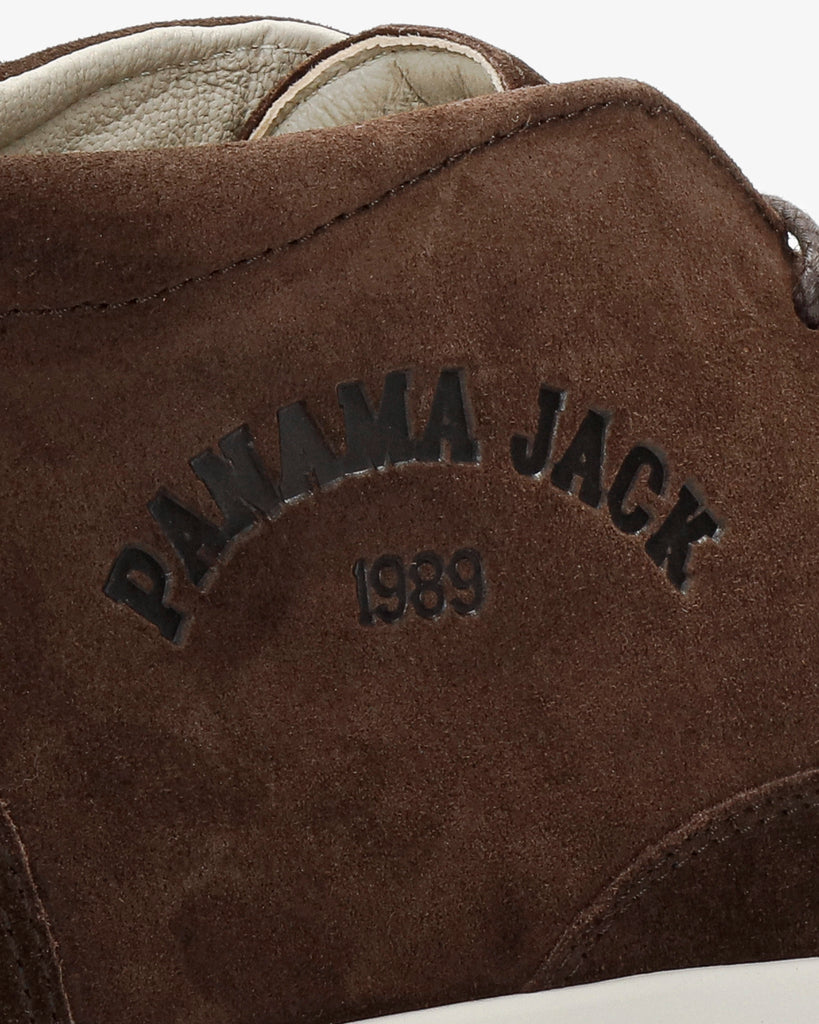 Yohana botín de piel con forro interior de piel. marron